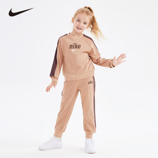 NIKE 秋 小童 套头无帽卫衣/长裤2件套 NKN-T8L265 商品图11