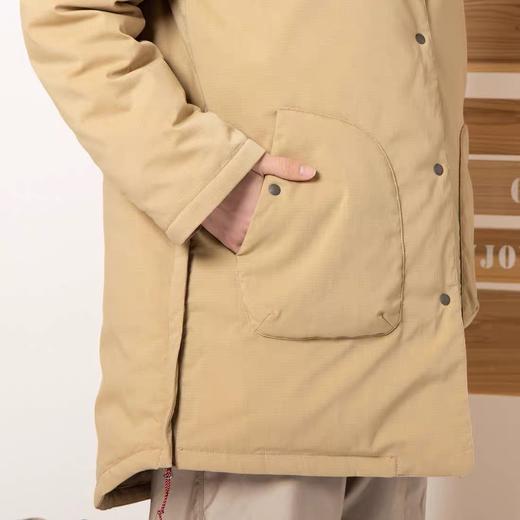NANGA TAKIBI RIPSTOP INNER DOWN 女款阻燃无领开衫长款羽绒服 商品图4