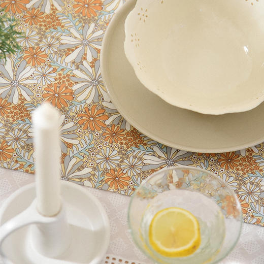 棉质印花餐巾全棉高档田园风擦杯布餐巾 商品图3