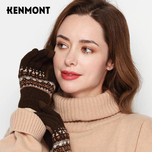 卡蒙情侣款指尖可触屏手套KM-2857/KM-2858 商品图1