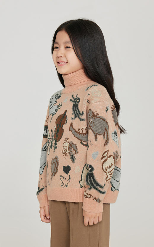 jnby  23年冬款  长袖套头毛衫 1NB310900 商品图3