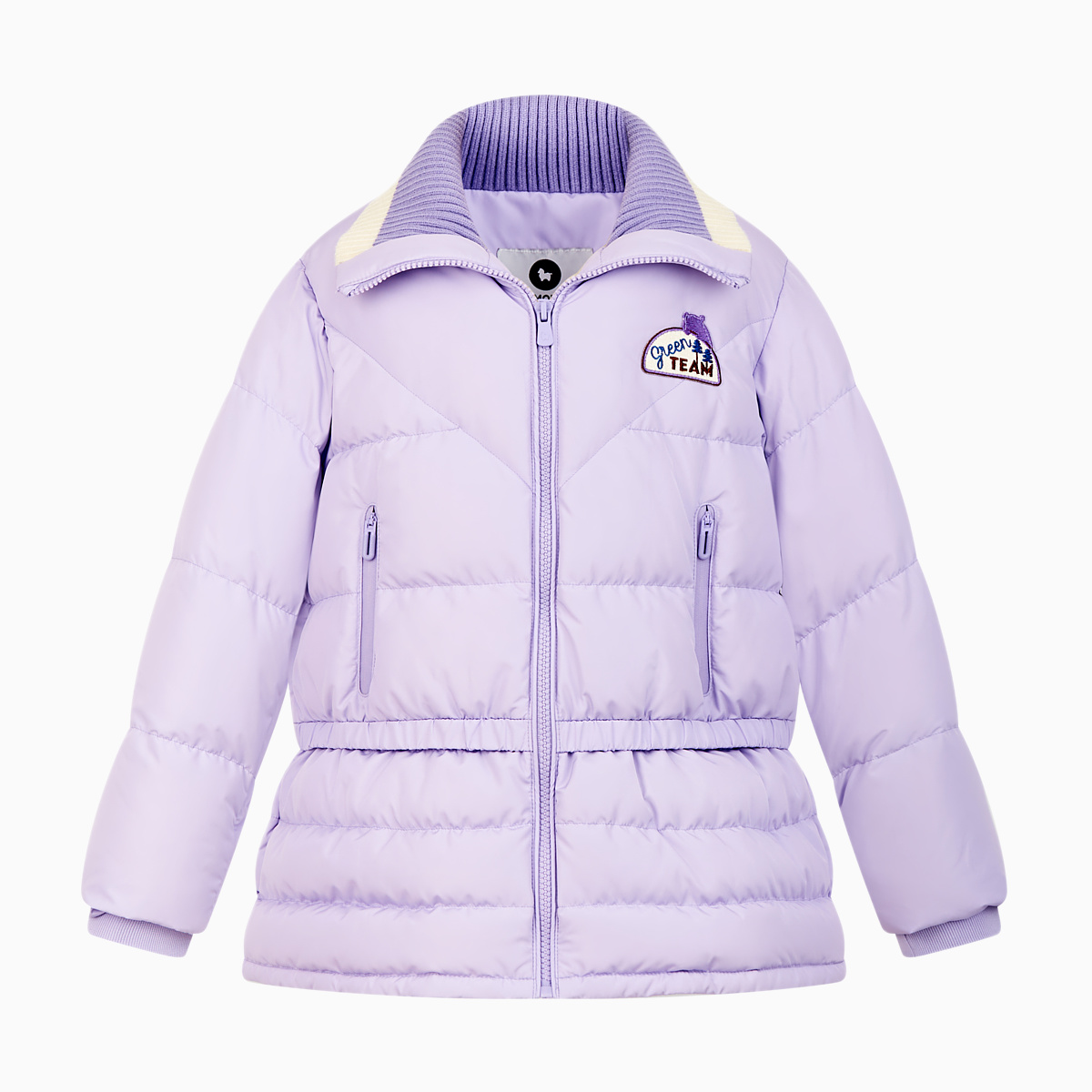 【秒1】【MQD】【三防】童装女大童户外翻领羽绒服冬新款假两件羽绒