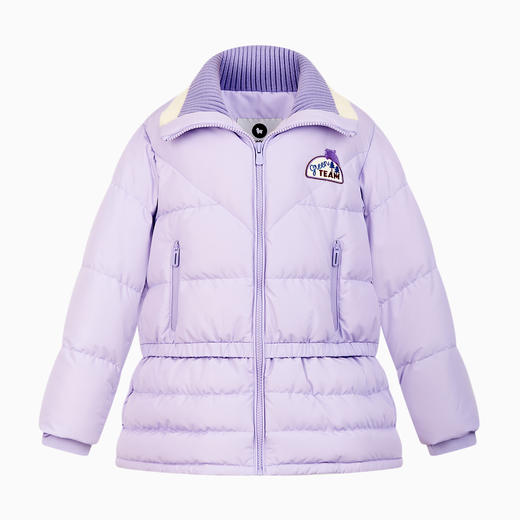 【秒】【MQD】【三防】童装女大童户外翻领羽绒服冬新款假两件羽绒 商品图3