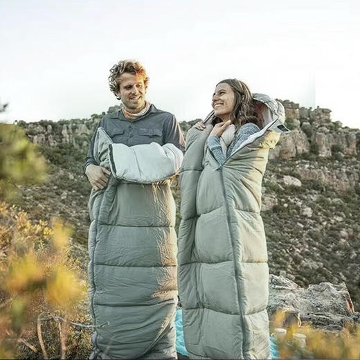 错山  信封睡袋  户外野营信封式带帽睡袋  MS816 商品图4