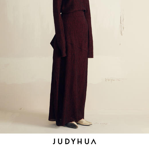 JUDYHUA 肌理羊毛异形半裙 商品图1