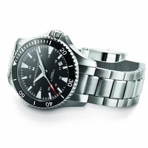 汉米尔顿 Hamilton 卡其海军系列蛙人潜水防水夜光男表 H82335131 商品图3