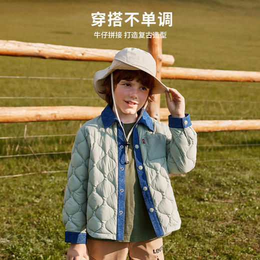Levi's 冬 大童小童 短款羽绒服 LVB-MW-J643 商品图3