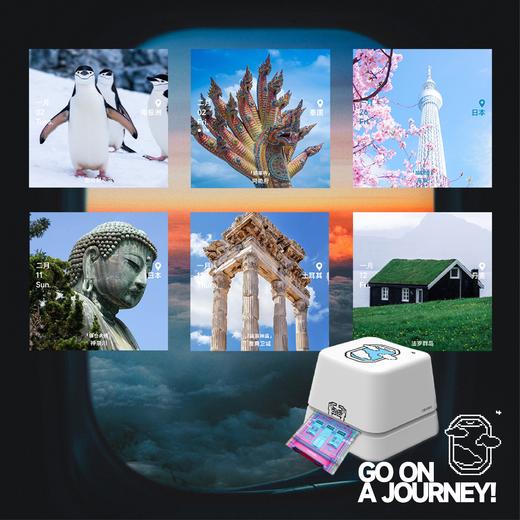 联邦走马 2024年回车历-旅行系列桌面台历旅行目的地盲盒日历 商品图2