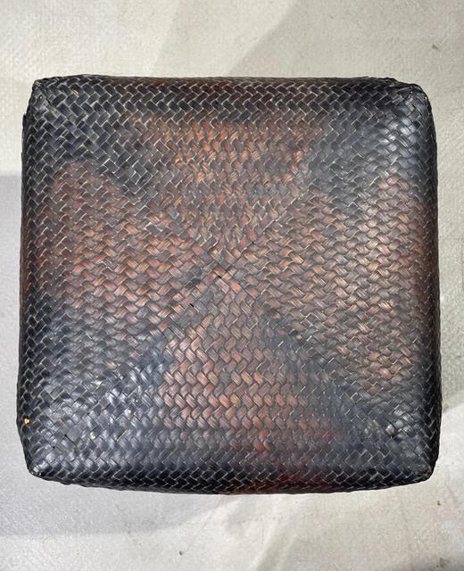 竹编髹褐漆茶叶储存箱，顺丰包邮 商品图11