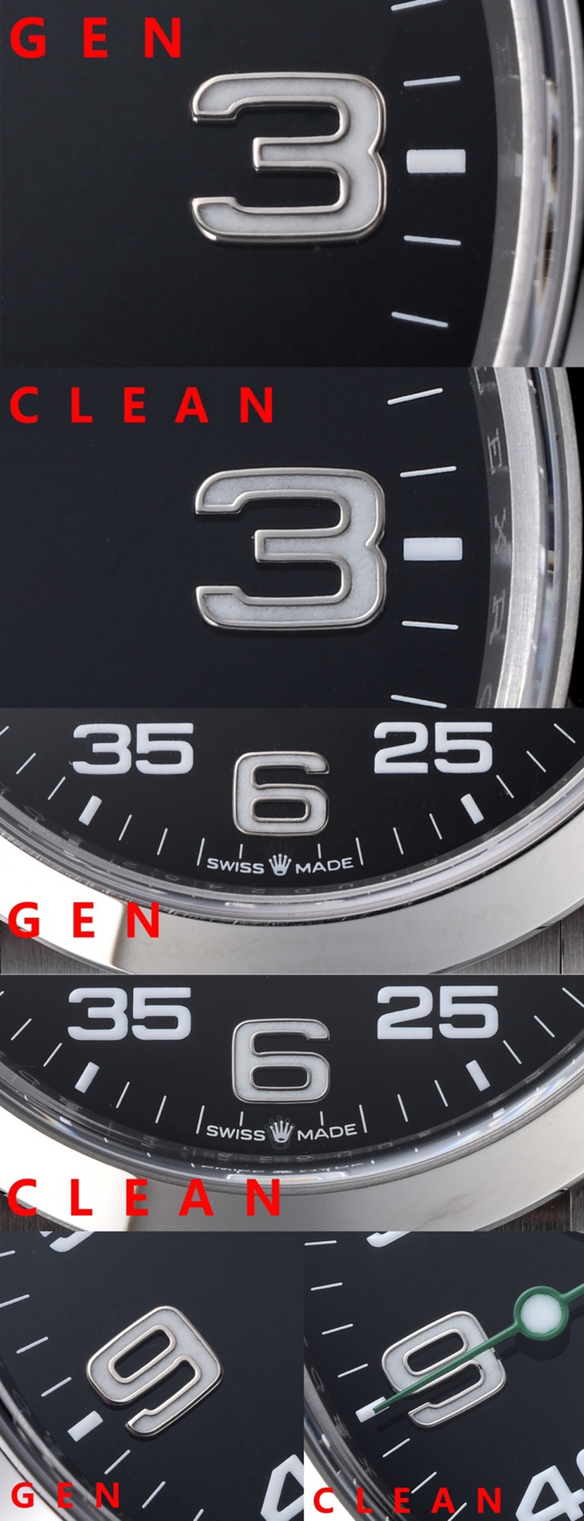 C厂劳力士一比一顶级复刻手表空中霸王型系列M126900-0001对比正品评测