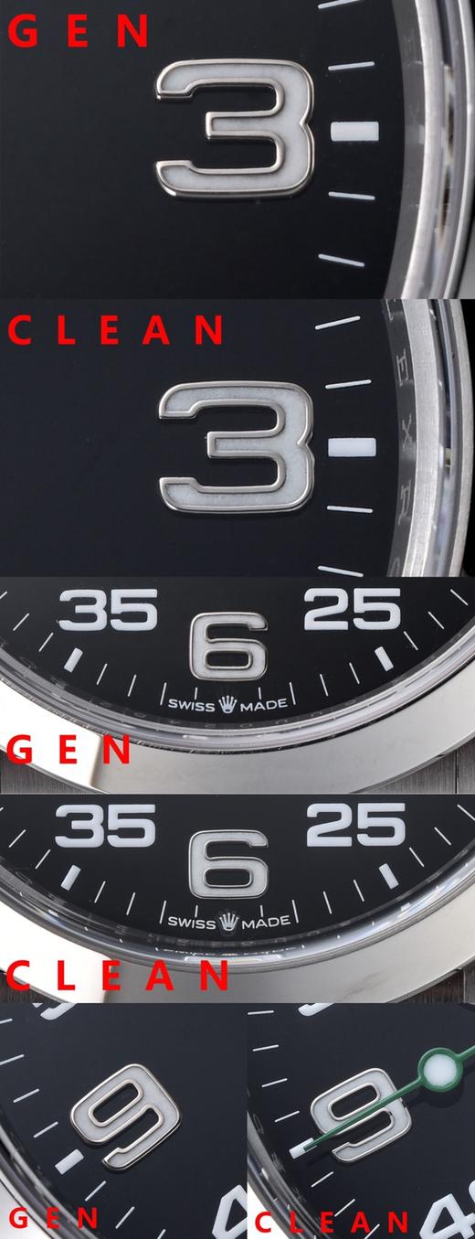 C厂劳力士空中霸王型系列M126900-0001复刻手表一比一手表n厂c厂zf厂vs厂clean厂noob厂广州手表测评 商品图6