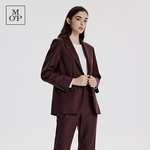 Marc O'Polo/MOP【商场同款】秋季新款绵羊毛三粒扣休闲西装女士 商品图2