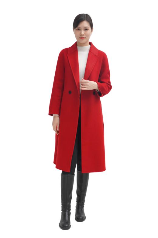 臣禾 系腰带【100%绵羊毛 】气质毛呢外套9234080680 商品图10