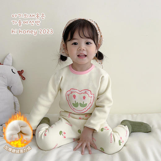 儿童保暖内衣套装男童女童秋衣裤秋衣秋裤套装 商品图5