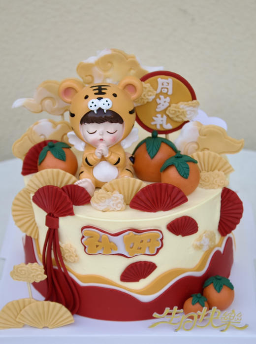 周岁蛋糕（翻糖款） 商品图2