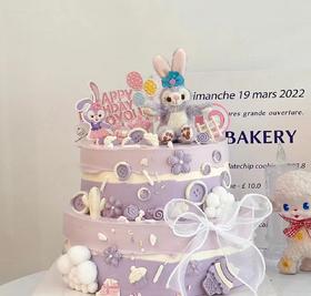 黑巢-双层梦幻星黛露奶油蛋糕生日蛋糕