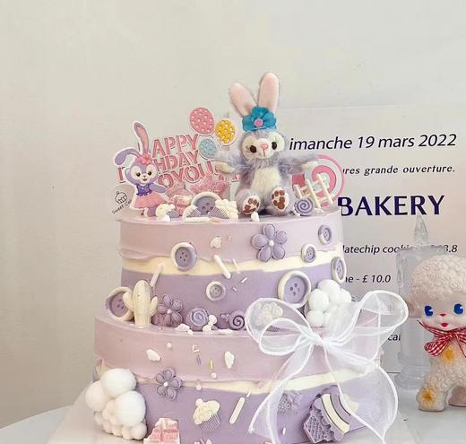 黑巢-双层梦幻星黛露奶油蛋糕生日蛋糕 商品图0