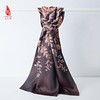 SAINTJOY/上久楷 宋锦围巾杜乐丽之花·深紫兰 深橘色 SCS20003 商品缩略图8