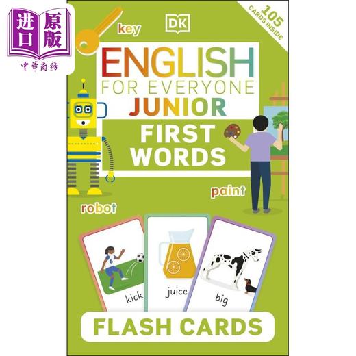 【中商原版】English for Everyone Junior First English Words Flash Cards 人人学英语青少版 初级英语单词闪卡 英文原版 商品图1