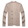 春秋季男士长袖针织开衫中青年潮流休闲外穿毛衫外套上衣 商品缩略图4