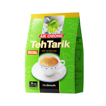 益昌老街（AIK CHEONG OLD TOWN）速溶香滑奶茶 南洋风味拉奶茶 马来西亚进口 冲调饮品 15包600g 商品图4