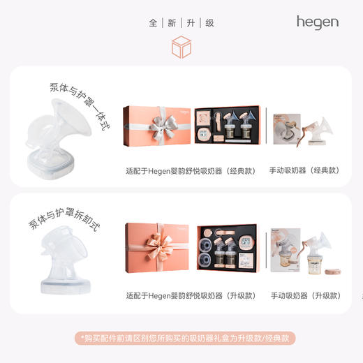 Hegen海格恩 吸奶器泵体和密封圈 商品图1
