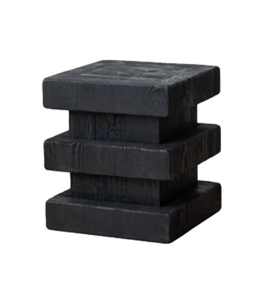 城喧  二层卧室2松木墩实木矮凳 商品图4