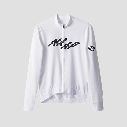 MAAP 男士 Fragment Thermal LS Jersey 2.0 White 秋冬长袖骑行服 商品图1