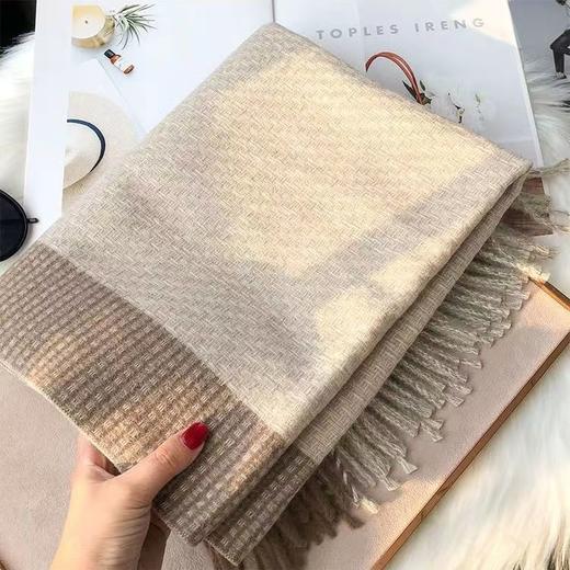 【2023新款】 ins围巾女冬季 韩版百搭学生加厚保暖大围脖 wj17 商品图4