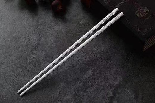 S999银【麻花】筷子摆件B3005-12311 商品图0