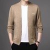 春秋季男士长袖针织开衫青年潮流蜜蜂印花男装外套上衣服 商品缩略图0