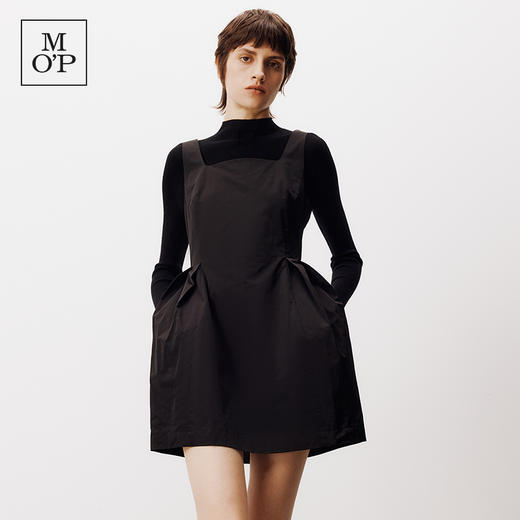 Marc O'Polo/MOP秋季新款吊带短款小黑裙连衣裙女士 商品图0