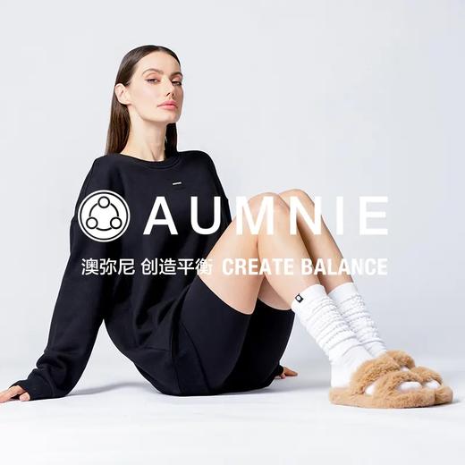 AUMNIE 丨澳弥尼暖绒绒LOGO宽松加绒卫衣 WINTER FLEECE PATCH LOGO SWEATSHIRT（售后说明，只支持收货7天内退换货） 商品图1