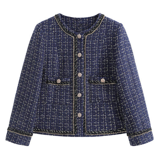 氛围感【法式名媛小香风外套】秋冬好物 小个子时尚短款上衣外套 商品图5