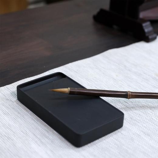 天然原石长方素砚学生砚 商品图0
