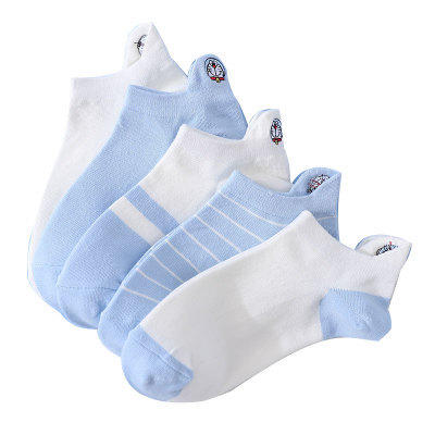 「10双批发装！萌趣款」新款叮当猫船袜女 刺绣卡通短筒袜子女棉质ins女袜配饰 商品图4