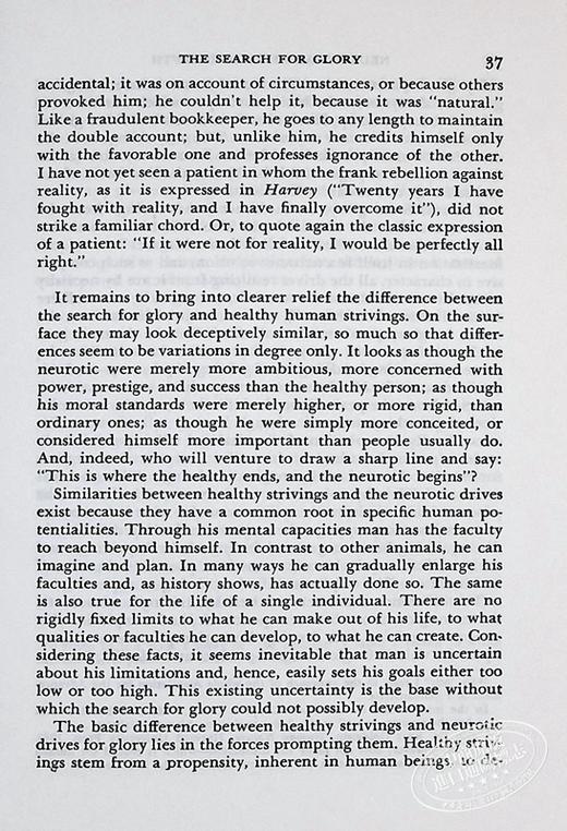 【中商原版】卡伦霍妮代表作三本套装 社会心理学 神经症与人的成长 我们内心的冲突 我们时代的神经症人格 英文原版 Karen Horney 商品图5