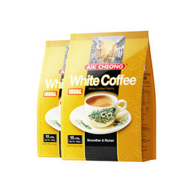益昌老街（AIK CHEONG OLD TOWN）2+1原味速溶白咖啡粉 冲调饮品 马来西亚进口 100条2000g