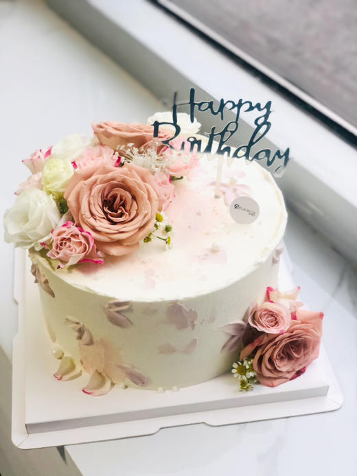 鲜花刮花蛋糕 商品图0