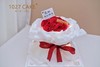 1027CAKE | 红玫瑰花束  鲜花装饰蛋糕 商品缩略图0