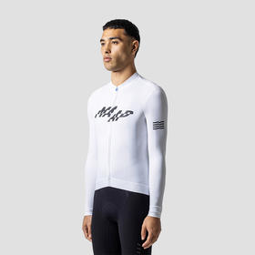 MAAP 男士 Fragment Thermal LS Jersey 2.0 White 秋冬长袖骑行服