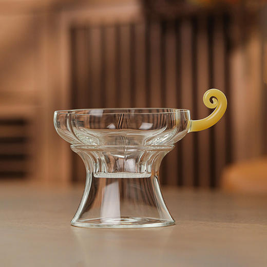 禾器晶彩·予乐滤网 高硼硅 玻璃一体过滤器 茶道 滤茶器过滤网 商品图5