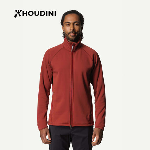 HOUDINI胡丁尼 Power Up Jacket高阶魔术师男保暖立领抓绒衣内胆 830068 商品图0