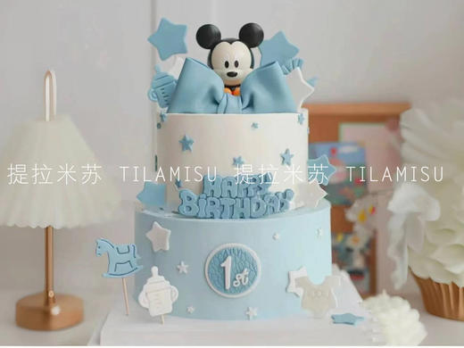 双层米奇生日蛋糕 商品图0