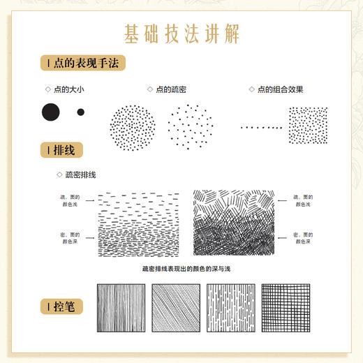 花植之美 黑白线描手绘插画设计技法 花卉线稿插画实例教程素描临摹画册铅笔画花卉线描画册黑白线稿手绘技法花见线语集 商品图2