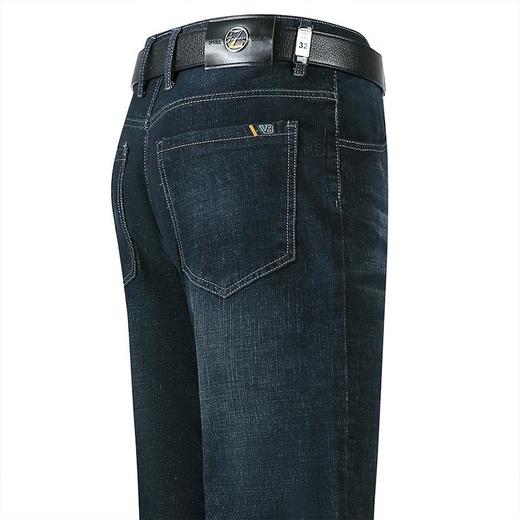 春秋季男士休闲牛仔裤中年棉质中腰弹力爸爸男装长裤子 商品图4