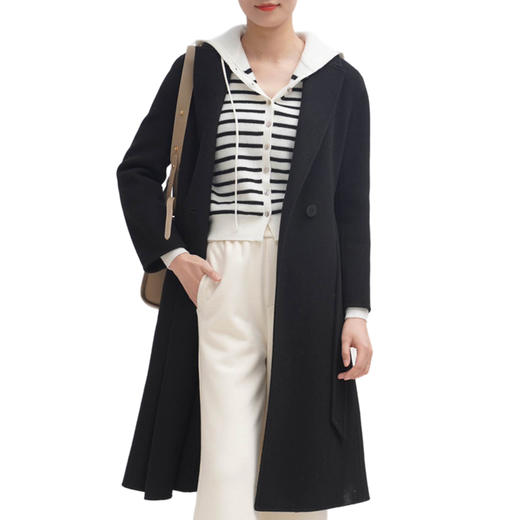 臣禾 系腰带【100%绵羊毛 】气质毛呢外套9234080680 商品图8