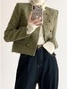 秋冬【复古小香风粗花呢外套】小个子法式短款上衣 氛围感 商品缩略图1