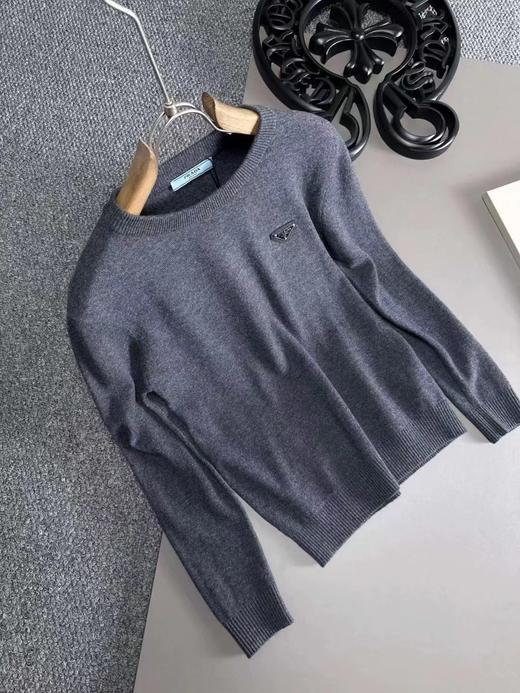 普拉达经典铁标羊毛毛衣！ 商品图2