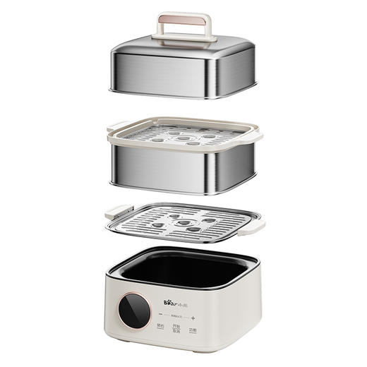 【小程序】小熊电蒸锅 DZG-B23W1 米白色 电子式 蒸笼 商品图10